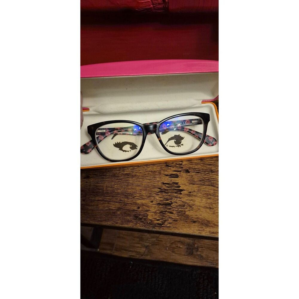 Kate Spade ATALINA 2VM Havana Pattern 140 Women's Eyewear Frame Glasses EUC